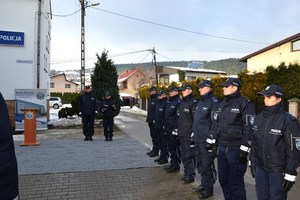 2. policjanci PP w Chełmcu
