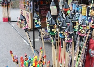 stoisko z fajerwerkami