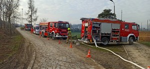 Ćwiczenia BESKID24 - Kolumna wozów strażackich