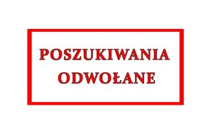 poszukiwania odwołane