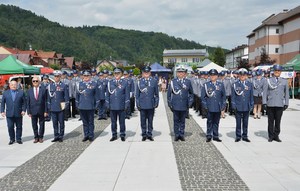 26. wspólne zdjęcie funkcjonariuszy uhonorowanych medalami PCK