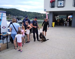 stoisko profilaktyczne Policji