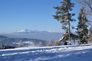 zima, górski krajobraz