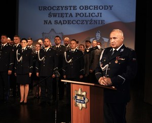 4. insp. A. Bukański przy mównicy