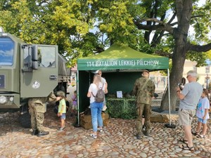 stoisko profilaktyczne Wojska Polskiego
