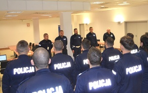 rozpoczęcie kursu aspiranckiego w Komendzie Miejskiej Policji w Nowym Sączu