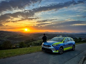 kadr wykonany przez dzielnicowego