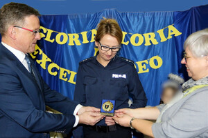 dzielnicowa otrzymuje odznaczenie