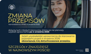 plakat zmiana przepisów  - szczegóły znajdziesz w poście