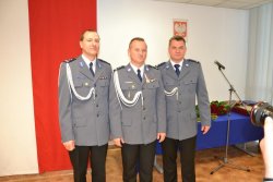 listopad 2015 - Komendant i jego zastępcy M. Maślanka i K. Tybor