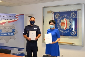 2. Komendant Miejski Policji oraz Dyrektor szkoły w Marcinkowicach