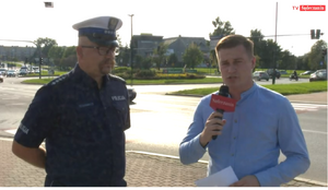 Piątek z sądecką drogówką - Rondo Solidarności