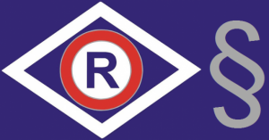 logo Policji ruchu drogowego, obok paragraf
