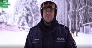 sierż. sztab. Oliwier Martyna podczas nagrania - print screen