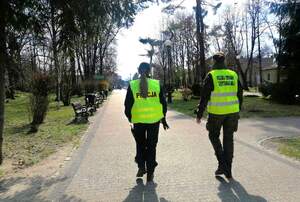 wspólny patrol z żołnierzami WOT.