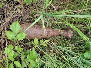 znaleziony moździerz