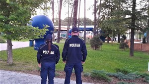 policjanci prewencji podczas zabezpieczenia Festiwalu Piękna