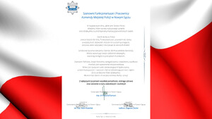 Życzenia z okazji Święta Policji 2023 (od kierownictwa)