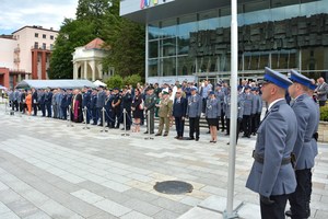 55. poczet flagowy i goście apelu